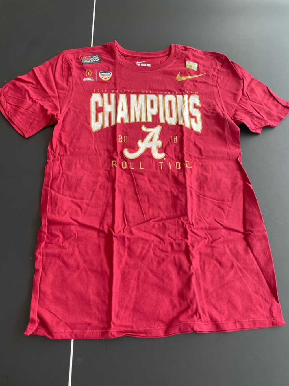 Nike Kids Red 'Champions' Roll Tide Short-Sleeve Tee